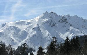 Sortie ski et volcanisme